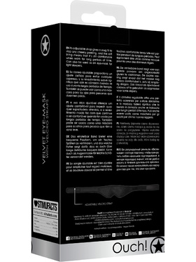 Ouch!: Velvet Eye-Mask with Velcro Straps 