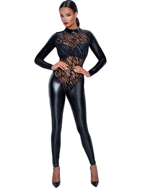 Noir Handmade: Wetlook Tiger Jumpsuit 
