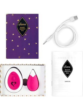 Feelztoys: Anna, Remote Vibrating Egg, pink