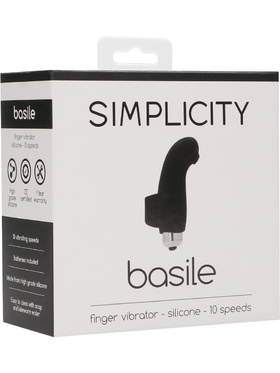 Simplicity: Basile, Finger Vibrator, black
