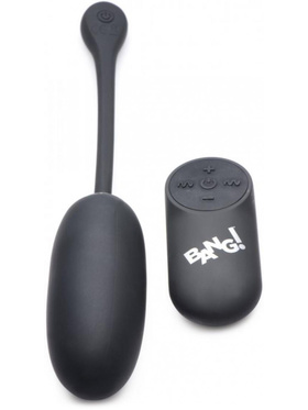 XR Brands Bang: 28X Plush Egg with Remote, black