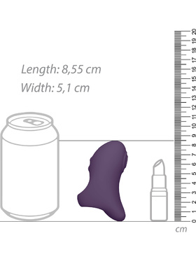 Vive: Hana, Pulse-Wave Clitoral Finger Vibrator, purple