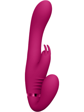 Vive: Suki, G-Spot Strapless Strapon Rabbit, pink 