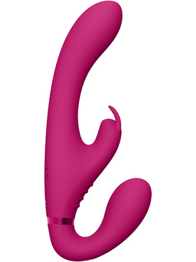 Vive: Suki, G-Spot Strapless Strapon Rabbit, pink 