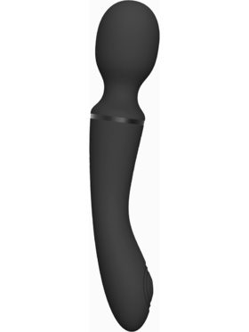 Vive: Nami, Pulse-Wave Wand Vibrator with Clitoral Sleeves, black