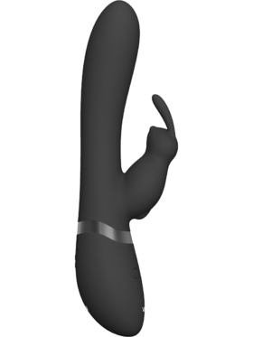Vive: Taka, Inflatable Rabbit Vibrator, black