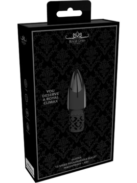 Royal Gems: Glitter, 10 Speed Rechargeable Bullet, black