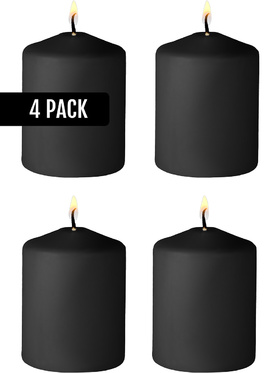 Ouch!: Tease Candles Black Fig, 4-pack, black