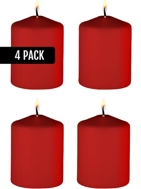 Ouch!: Tease Candles Blood Orange, 4-pack, red