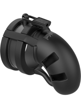 ManCage: Model 18 Silicone with Ballsplitter, 9 cm, black