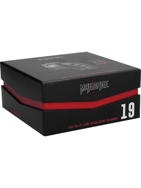 ManCage: Model 19 Silicone with Ballsplitter, 11.5 cm, black