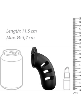 ManCage: Model 21 Silicone, 11.5 cm, black