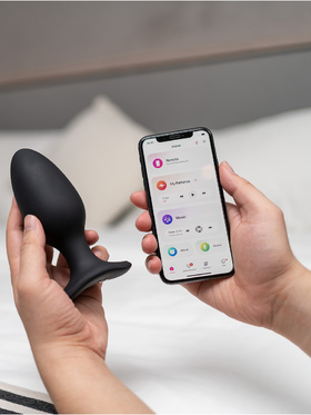 Lovense: Hush 2, Bluetooth Butt Plug, Large (57 mm) 