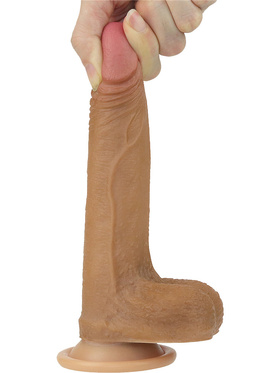 LoveToy: Dual-Layered Silicone Cock, 18 cm