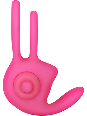 LoveToy: Power Clit Duo Cockring, pink