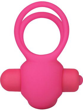 LoveToy: Power Clit Duo Cockring, pink