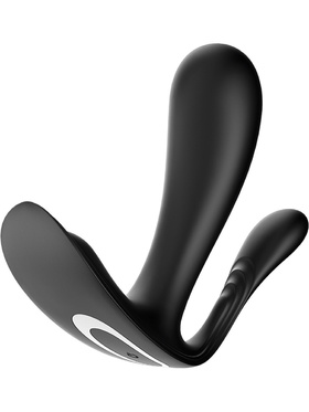 Satisfyer Connect: Top Secret +, Wearable Vibrator, black