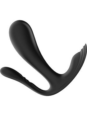 Satisfyer Connect: Top Secret +, Wearable Vibrator, black