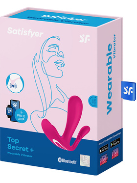 Satisfyer Connect: Top Secret +, Wearable Vibrator, pink