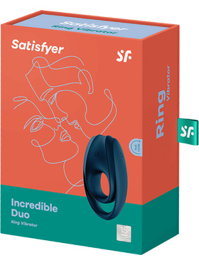 Satisfyer: Incredible Duo, Ring Vibrator, blue