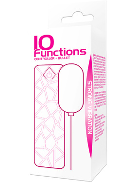 NMC: 10 Function Vibrating Mini Bullet, pink