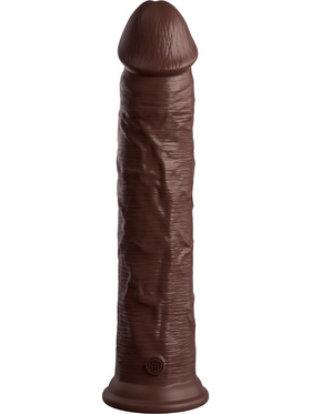 King Cock Elite: Dual Density Silicone Cock, 30 cm, dark