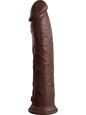 King Cock Elite: Dual Density Silicone Cock, 30 cm, dark