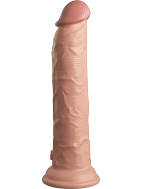King Cock Elite: Dual Density Silicone Vibrating Cock, 25 cm, light