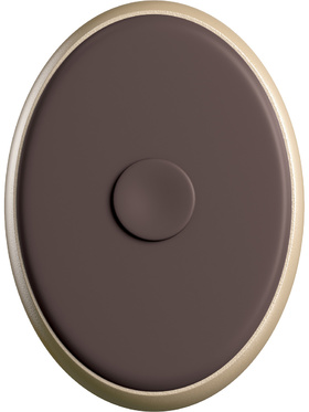 King Cock Elite: Dual Density Silicone Vibrating Cock, 25 cm, dark