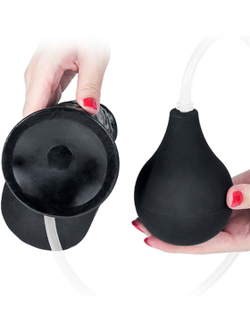 LoveToy: Squirt Extreme Dildo, 26 cm, black