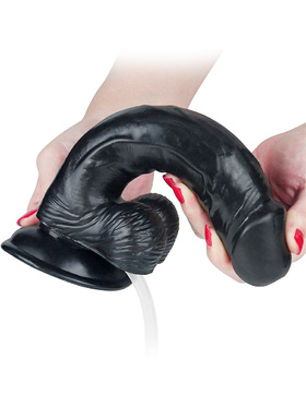 LoveToy: Squirt Extreme Dildo, 23 cm, black