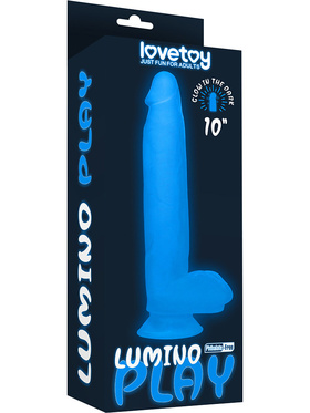 LoveToy: Lumino Play, Glow-In-The-Dark Dildo, 26 cm