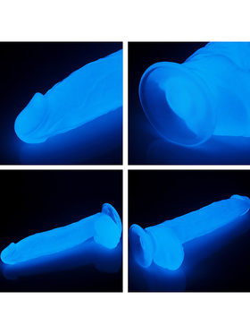 LoveToy: Lumino Play, Glow-In-The-Dark Dildo, 26 cm