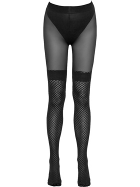 Cottelli Legwear: Crotchless Pantyhouse