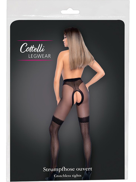 Cottelli Legwear: Crotchless Pantyhouse