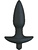 Black Velvets: Vibrating Plug, medium