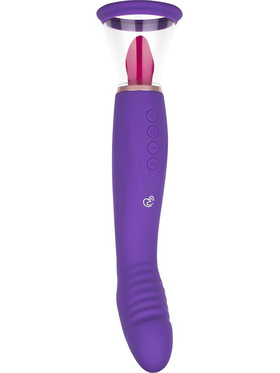 EasyToys: Pleasure Pump with G-Spot Vibrator, purple