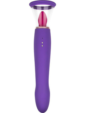 EasyToys: Pleasure Pump with G-Spot Vibrator, purple