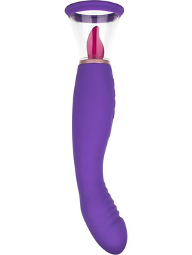 EasyToys: Pleasure Pump with G-Spot Vibrator, purple