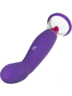 EasyToys: Pleasure Pump with G-Spot Vibrator, purple
