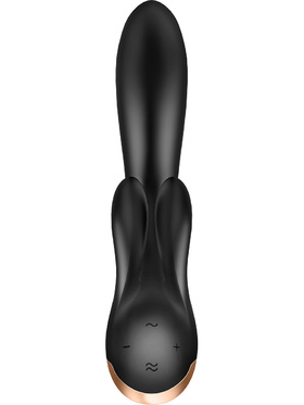 Satisfyer Connect: Double Flex Vibrator, black