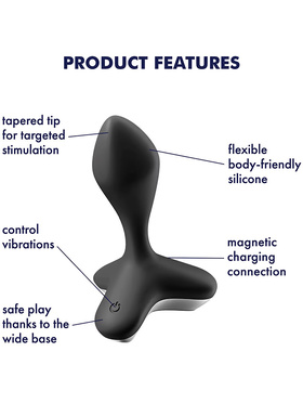 Satisfyer: Game Changer, Plug Vibrator, black