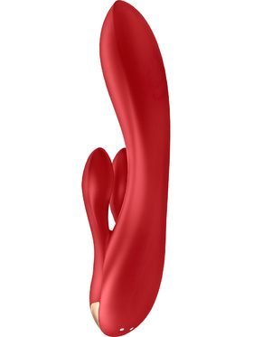 Satisfyer Connect: Double Flex Vibrator, red