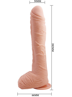 Beautiful Alex: Realistic Dildo with Suctioncup, 28 cm