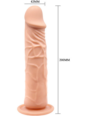 Barbara Calvin: Realistic Dildo with Suctioncup, 20 cm