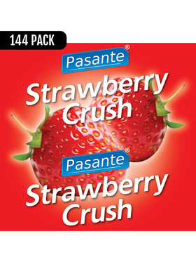 Pasante Strawberry Taste: Condoms, 144-pack