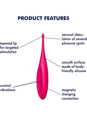 Satisfyer: Twirling Fun, Tip Vibrator, pink