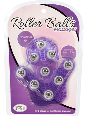 Simple & True: Roller Balls Massager, purple