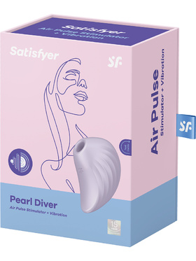Satisfyer: Pearl Diver, Air Pulse Stimulator + Vibration, purple