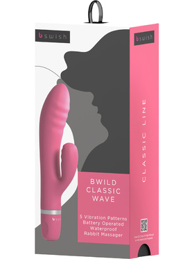 B Swish: Bwild Classic Wave Vibrator, pink